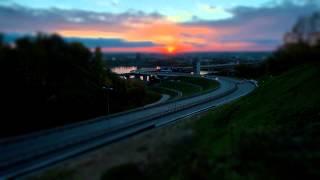 Нижний Новгород. Timelapse. Метромост.