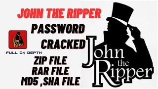 JOHN THE RIPPER : STEP BY STEP  COMPLETE FULL DEPTH | CRACKING PASSWORD