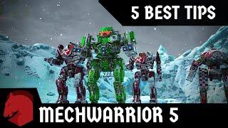 Mechwarrior 5 Mercenaries | 5 Best Tips | EZ Mode