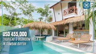 Tropical-style 3 Bedroom Villa in Tumbak Bayuh, Bali