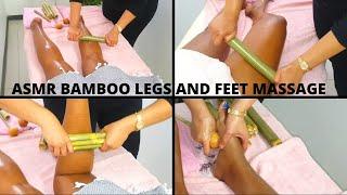 ASMR| Bamboo Legs and Feet Massage in South Africa