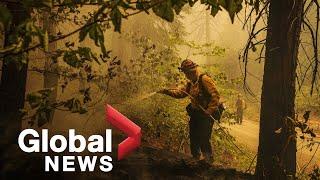 Caldor fire: Powerful images show destruction across California’s El Dorado County