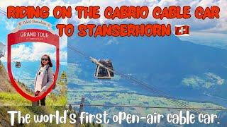 SWITZERLAND TRAVEL | RIDING THE WORLD'S FIRST OPEN-AIR CABLE CAR TO STANSERHORN