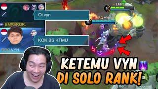 Ketemu VYN Lagi Solo Rank, Bukannya Ngegendong Tapi Malah Ngetrol! - Mobile Legends