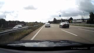 Beinahe-Unfall auf der Autobahn