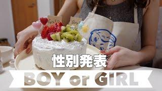 【妊娠報告】男の子？女の子？サプライズでジェンダーリビールケーキ作ってみたよ初期の悪阻の記録も。