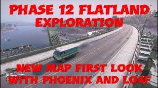 SnowRunner Phase 12 Flatlands Exploration New Map First Look With Phoenix And Lo4f