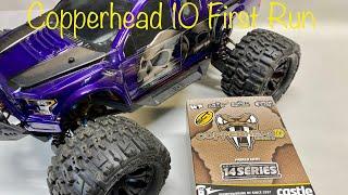 Castle Creations Copperhead 10 first run team Associated rival mt10