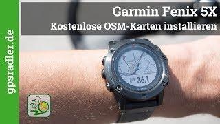 Kostenlose OSM Karte auf die Garmin Fenix