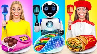 Me vs Robot Cooking Challenge | Robot in Real Life by Multi DO Smile