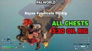 Palworld: Oil Rig | Clearing the Oil Rig in 3:30 | All Chests | Sakurajima Update