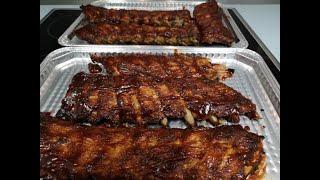 HOW TO MAKE BBQ BABYBACK RIBS IN THE OVEN!! (WORLDFAMOUSFOODZ)