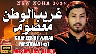 Ghareeb ul Watan Masooma | New Noha Bibi Masooma e Qum as | Nohay 2024-25 | Meesam Raza Behlol