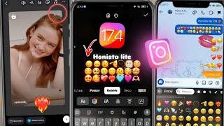 HONISTA LITE iOS  INSTAGRAM ESTILO IPHONE NO ANDROID | EMOJIS IOS + REPOST ESTILO IPHONE 