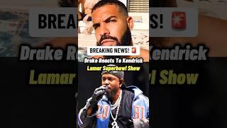 Drake Reacts To Kendrick Lamar Superbowl Show ! #drake #kendricklamar #shorts