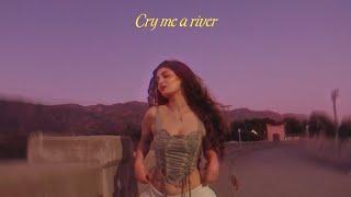 Cry me a river. (lyric video)