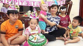 Happy birthday to mommy! happy birthday to you with funny kids and nursery rhymes song for babies