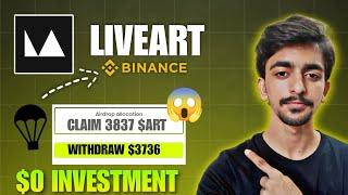 LiveArt Airdrop Confirmed Airdrop 🪂 | Wali Cryptometic