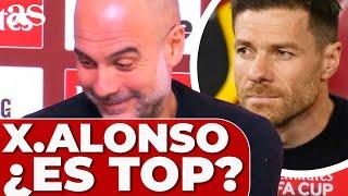 GUARDIOLA responde sobre XABI ALONSO: "ESPECTACULAR"