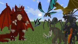 Destroyah VS All Kaiju (Kaiju Battle) | Pertarungan Kaiju Minecraft