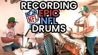 Recording EPIC NFL Drums!!!