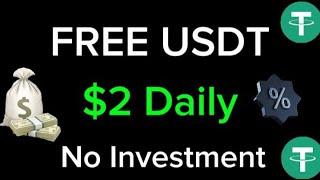 Free USDT Telegram bot - Earn $2 USDT Daily without Investment (Instant Withdrawal)