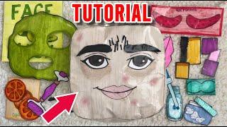 ROBLOX BADDIE PAPER SQUISHY TUTORIAL + SKIN CARE ACCESSORIES!