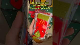 Get your Grinch meal at McDonald’s! it includes some Grinch socks  #grinch #christmas #holidays