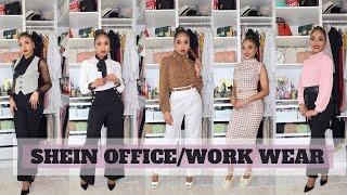 *HUGE* SHEIN OFFICE/WORK OUTFITS || OFFICE / WORK WEAR TRY ON HAUL || AFFORDABLE OFFICE OUTFITS!