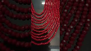 Ruby Onyx 11 Layer Necklace/Mala #ShiningStone# Charming Adjustable Mala