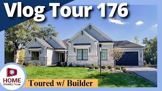 GORGEOUS Interior Design Ideas, Custom Ranch House Tour, Modern Farmhouse Style (Toured w/ Builder)