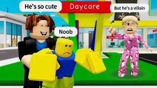 Roblox Brookhaven  RP - Funny Meme Sketch: BABY NOOB IS A VILLAIN