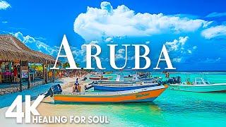 ARUBA NATURE in 4K UHD Drone Film + Relaxing Piano Music for Stress Relief, Sleep, Spa, Yoga, Cafe