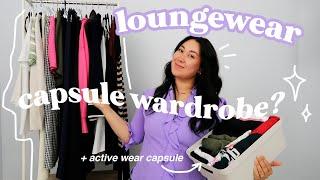 LOUNGEWEAR & ACTIVE WEAR capsule wardrobes to wear year round!