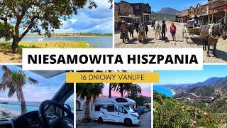 VANLIFE HISZPANIA. Podróż KAMPEREM wzdłuż wybrzeża 4K