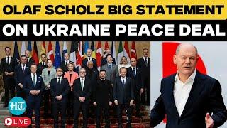 Scholz Speech LIVE | German Chancellor Olaf Scholz's Big Statement At Ukraine Summit | UK | Zelensky