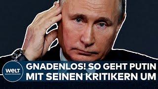 UKRAINE-KRIEG: Gnadenlos! So geht Putin mit Kritikern in Russland um