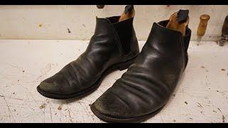 Extreme restoration with new foot beds, on Crockett & Jones Chelsea VIII