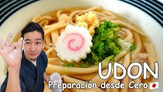 UDON, pasta tradicional de Japón, preparación desde Cero | Cocina japonesa con Yuta