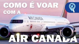 Como é voar com Air Canada de São Paulo para Toronto na classe econômica | AC 091 | Boeing 787-9