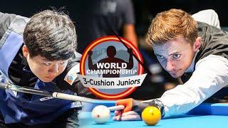 3-Cushion World Championship Juniors 2018 Turkey - Cho Myung-Woo vs Gwendal Marechal