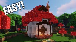 Minecraft Mushroom House - Building Tutorial