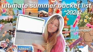 the *ULTIMATE* SUMMER BUCKET LIST!! 30 fun things to do when your bored this summer (: