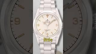 A SUPER RARE Albino Rolex Explorer  #Rolex #Watch