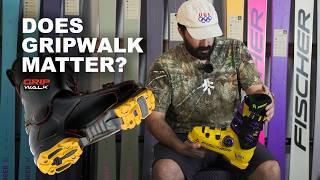 What is a ski boot with GRIPWALK?