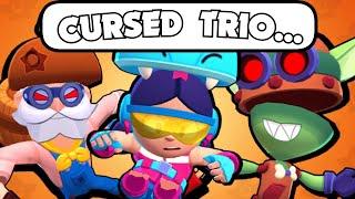 CURSED Gem Miner Trio... (Brawl Stars)