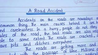 Essay on A Road Accident in English || Paragraph on A Road Accident in English || #extension.com