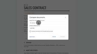 How to: Compare Docs in Google Docs