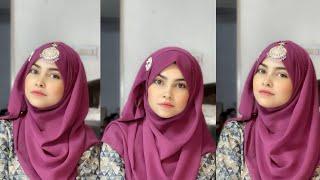 Hijab tutorial for wedding | partywear hijab tutorial | hijab style new | | hijab | hijab style new