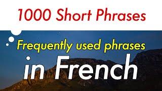 1000 Frequently Used Short Phrases in French